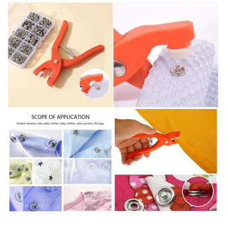 Button Press Tool For All Cloths With 25 Buttons.
